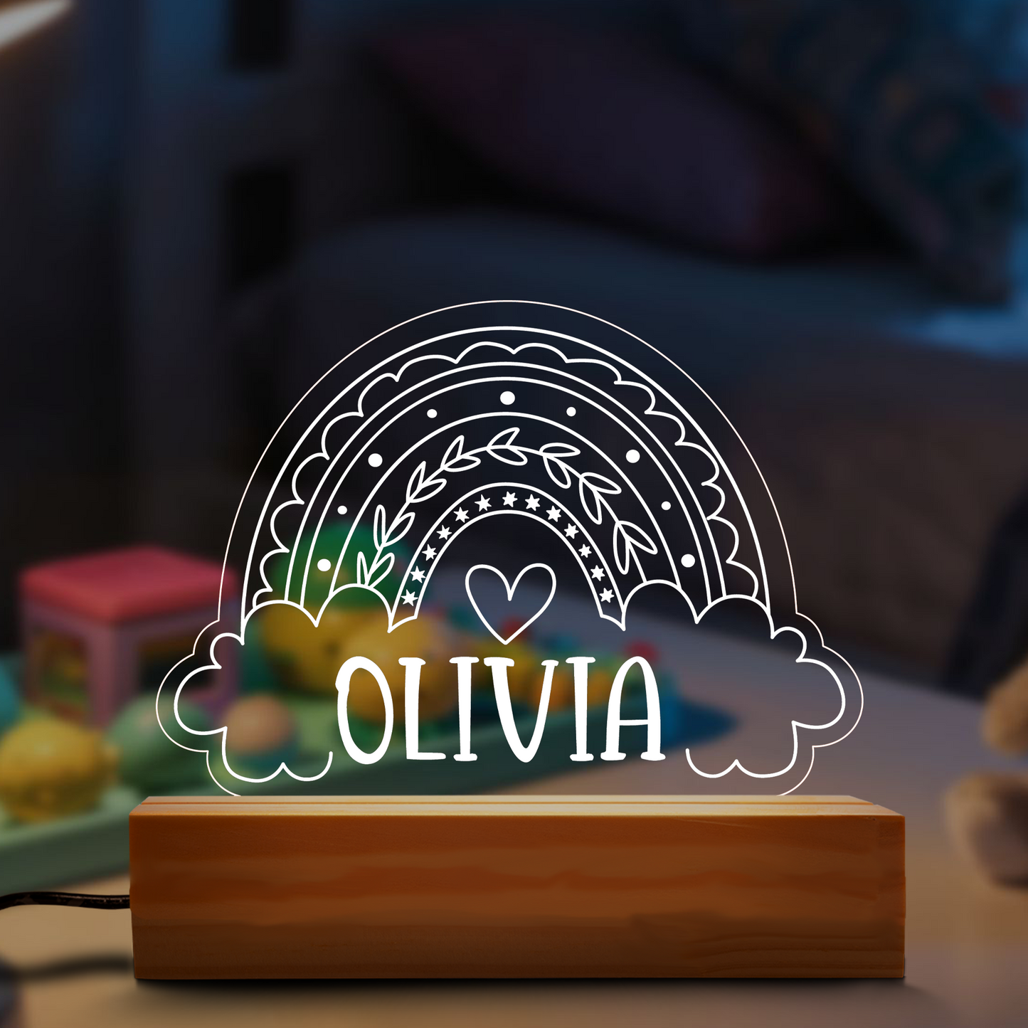 Custom Boho Cloud Ngihtlight