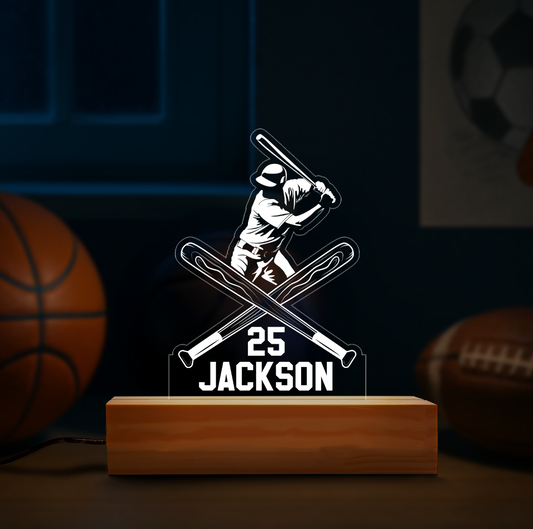 Custom Baseball Nightlight