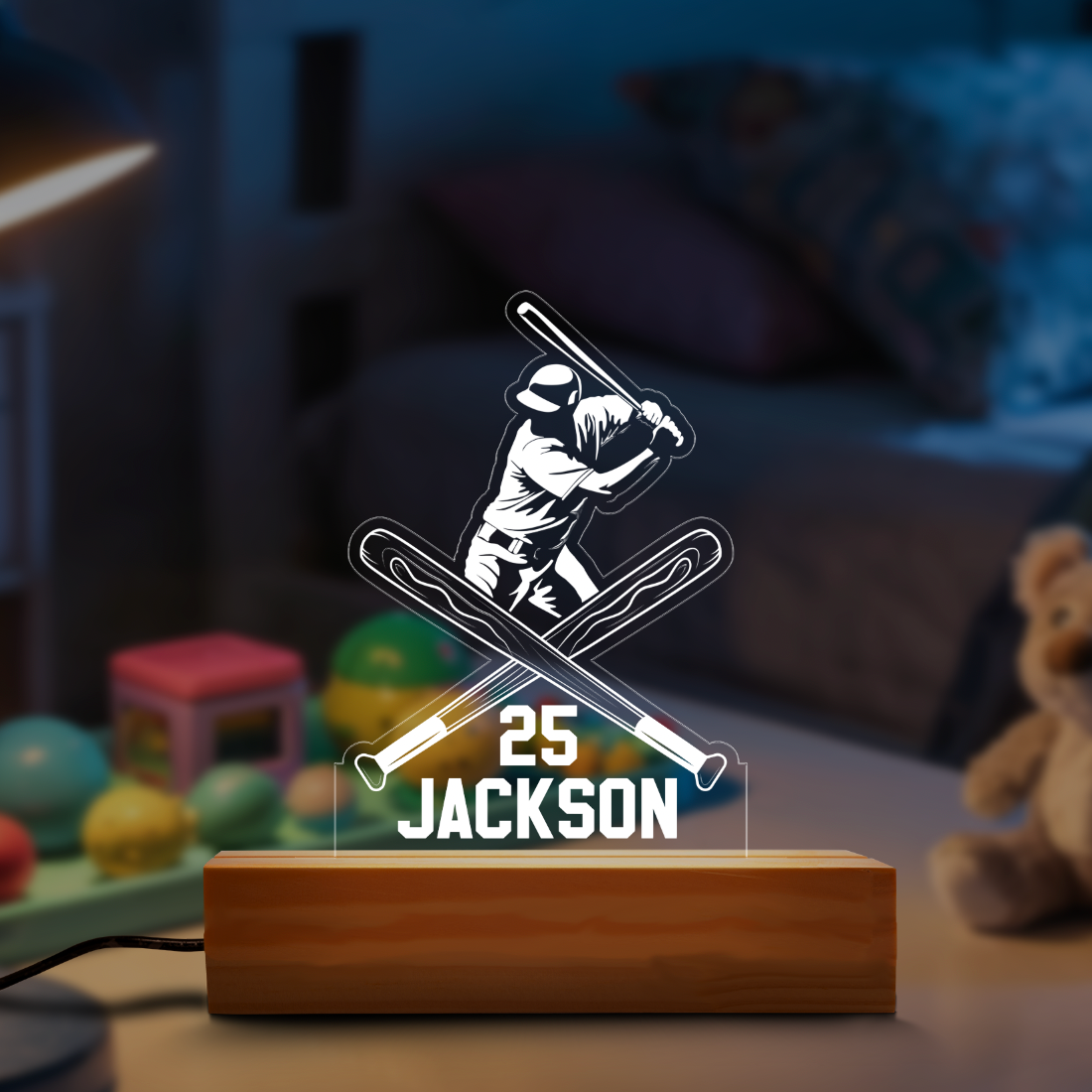 Custom Baseball Nightlight